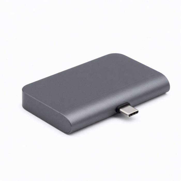 USB-C Multiport Adapter 4K HDMI Ethernet USB 3.0 Gray
