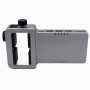 Aluminum USB-C Clamp Hub, Gray, Dual USB-A, HDMI, SD Card Ports