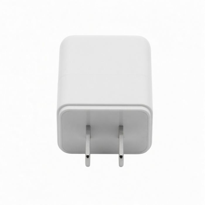 30W Dual-Port USB Wall Charger, White Compact Power Adapter