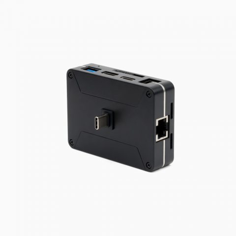 USB-C Hub Adapter with Ethernet, HDMI, USB Ports and SD Card Slots