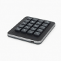 Bluetooth Numeric Keypad, 20-Key Compact Wireless Number Pad, Black