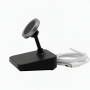 USB-C Magnetic Smartwatch Charging Dock Black Desktop Stand