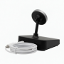 USB-C Magnetic Smartwatch Charging Dock Black Desktop Stand