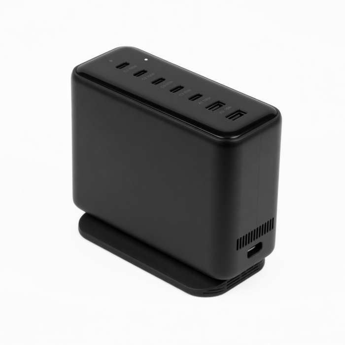 108W Desktop Charger, 4 USB-C and 2 USB-A Ports, Black
