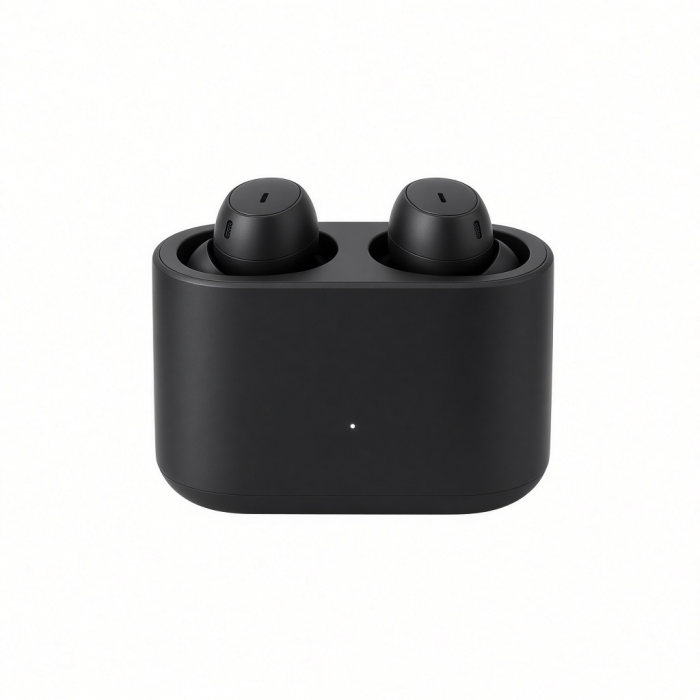 Wireless Earbud Charging Dock, USB-C, Black, Dual Charging Cradle