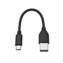 USB-C to USB-A 3.0 Adapter Cable, Black, Compact Design
