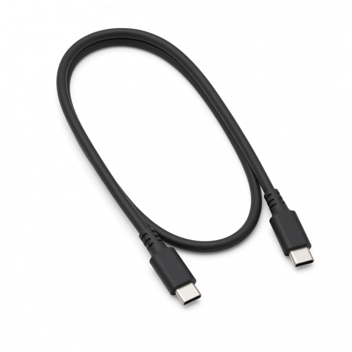 USB-C to USB-C Cable, Black, 10-Inch, 1 Pack