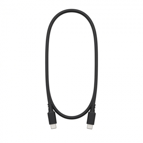 USB-C to USB-C Cable, Black, 10-Inch, 1 Pack