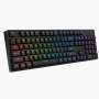 Slim Bluetooth Keyboard with Backlit Keys, Compact Black Wireless Keyboard