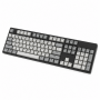 Bluetooth Backlit Wireless Keyboard with Numeric Keypad, Black