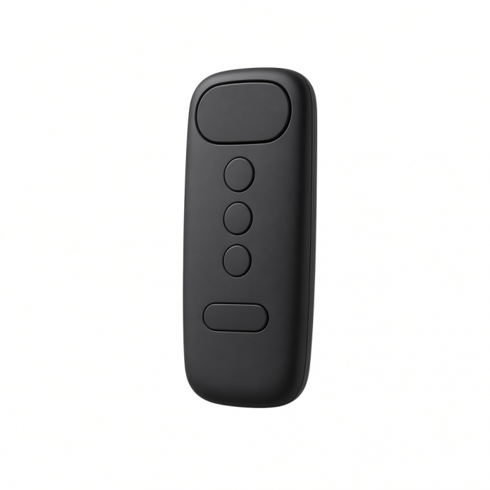 Bluetooth Presentation Remote, Black Handheld Wireless Clicker with Five Buttons