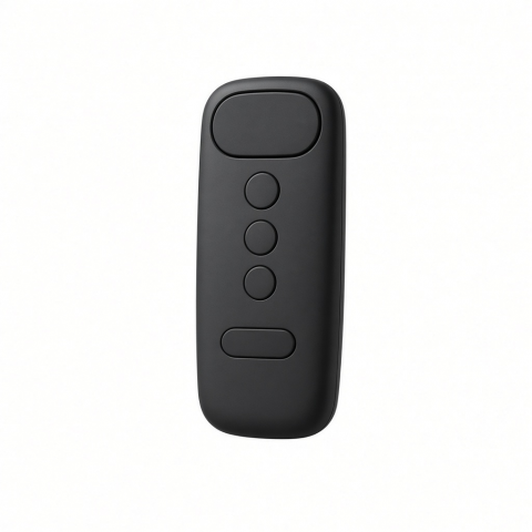 Bluetooth Presentation Remote, Black Handheld Wireless Clicker with Five Buttons