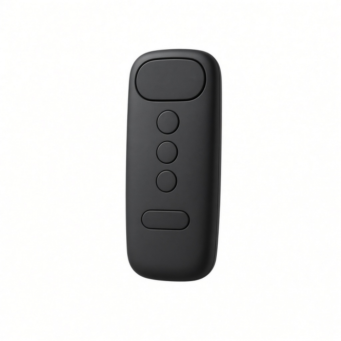 Bluetooth Presentation Remote, Black Handheld Wireless Clicker with Five Buttons