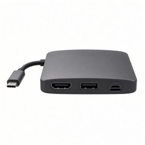 USB-C Multiport Adapter with HDMI, USB-A, and SD Card Reader