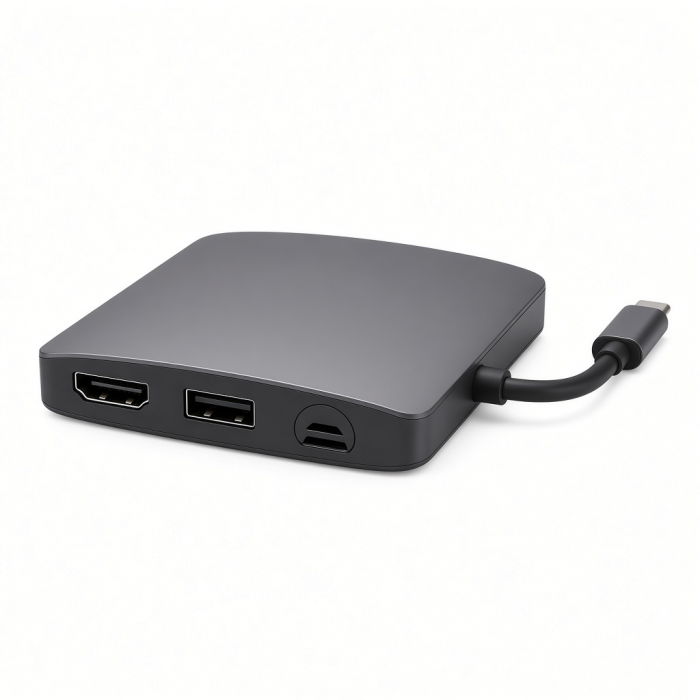 USB-C Multiport Adapter with HDMI, USB-A, and SD Card Reader
