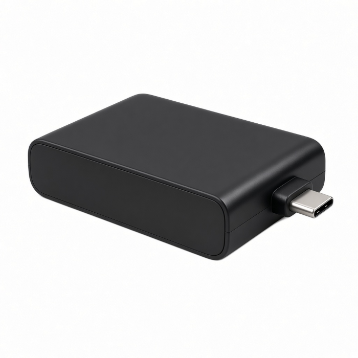 USB-C Multimedia Adapter with HDMI, USB-A, and Ethernet Ports, Black