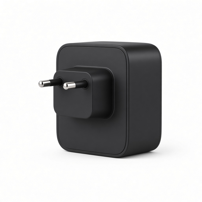 165W USB-C 4-Port PD GaN Charger, Black Compact Wall Adapter