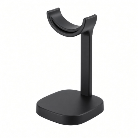 Headphone Stand with Wireless Charging Base, Black Desktop Holder