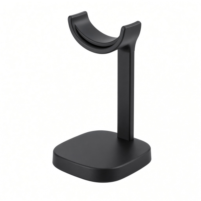 Headphone Stand with Wireless Charging Base, Black Desktop Holder