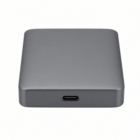 USB-C NVMe SATA SSD Enclosure, Aluminum Alloy, Gray, M.2 Storage Case