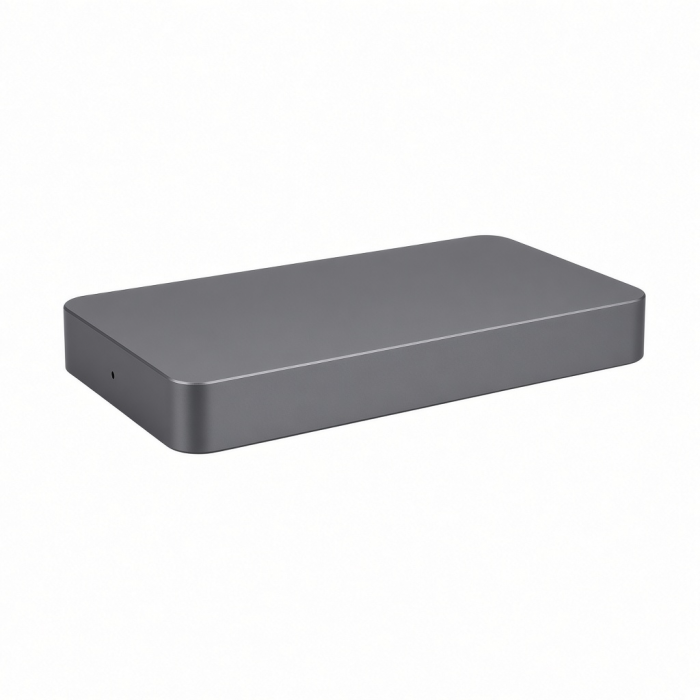 Slim USB-C Hub with 2 USB-A and 2 USB-C Ports, Gray