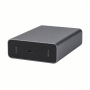 NVMe SSD Enclosure, USB4, Aluminum, Black, USB-C Port