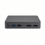USB-C Multimedia Docking Station, Aluminum, Dual HDMI, USB-A and Audio Ports