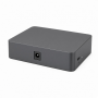 Triple 4K Display Docking Station, USB-C, HDMI, DisplayPort, Black