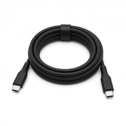 Type-C to Type-C Cable, Black, 1.2 m
