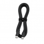 USB-C Data Cable, 1 Meter, Black Braided Cord