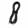 USB-C Data Cable, 1 Meter, Black Braided Cord