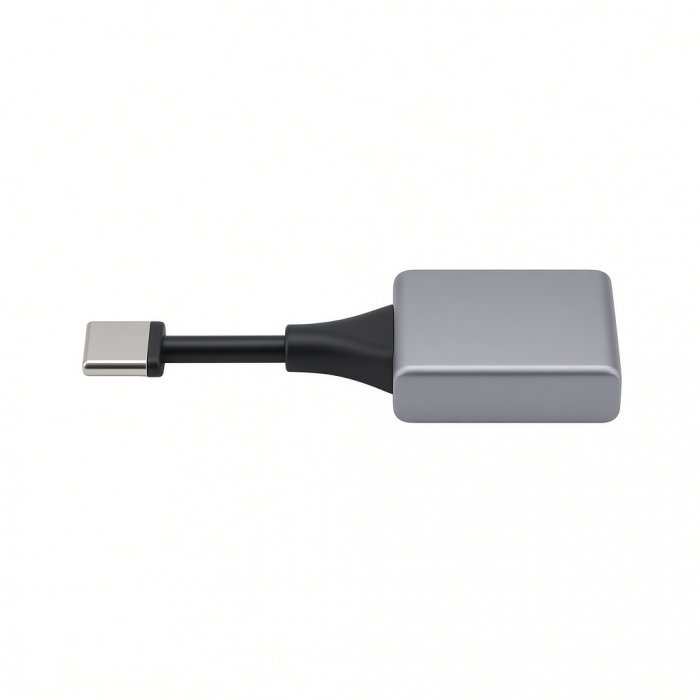 USB-C to HDMI Adapter, 8K 60Hz, Aluminum Alloy, Gray