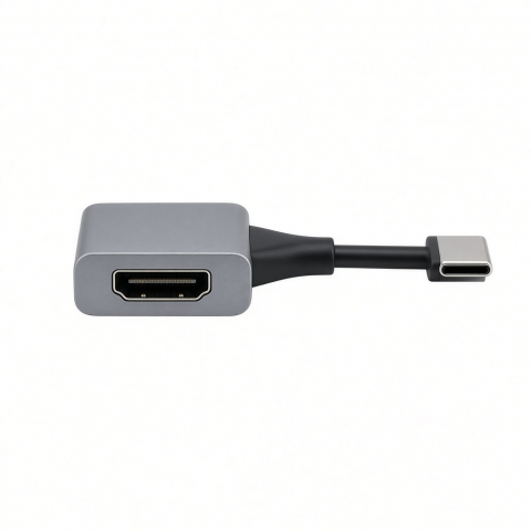 USB-C to HDMI Adapter, 8K 60Hz, Aluminum Alloy, Gray