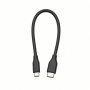 USB-C to USB-C Cable, Black, Short Length