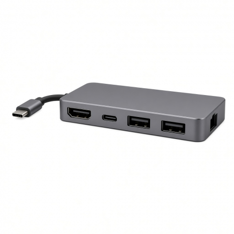 USB-C Multiport Adapter with 8K HDMI, Ethernet, USB-C and Dual USB-A Ports