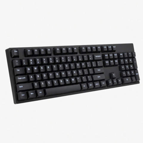 Slim Mechanical Bluetooth Keyboard, Black Backlit Compact Layout