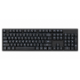 Slim Mechanical Bluetooth Keyboard, Black Backlit Compact Layout