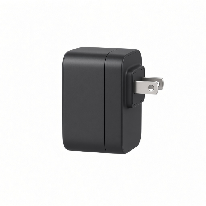 145W USB-C 4-Port GaN Wall Charger, Black Compact Design