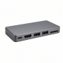 6-in-1 USB-C Multiport Adapter, Aluminum Alloy, HDMI, USB 3.0, SD Card Reader