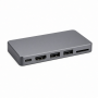6-in-1 USB-C Multiport Adapter, Aluminum Alloy, HDMI, USB 3.0, SD Card Reader