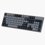 Slim Mechanical Bluetooth Keyboard, Gray, Backlit, Compact Layout