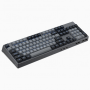 Slim Mechanical Bluetooth Keyboard, Gray, Backlit, Compact Layout