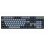 Slim Mechanical Bluetooth Keyboard, Gray, Backlit, Compact Layout