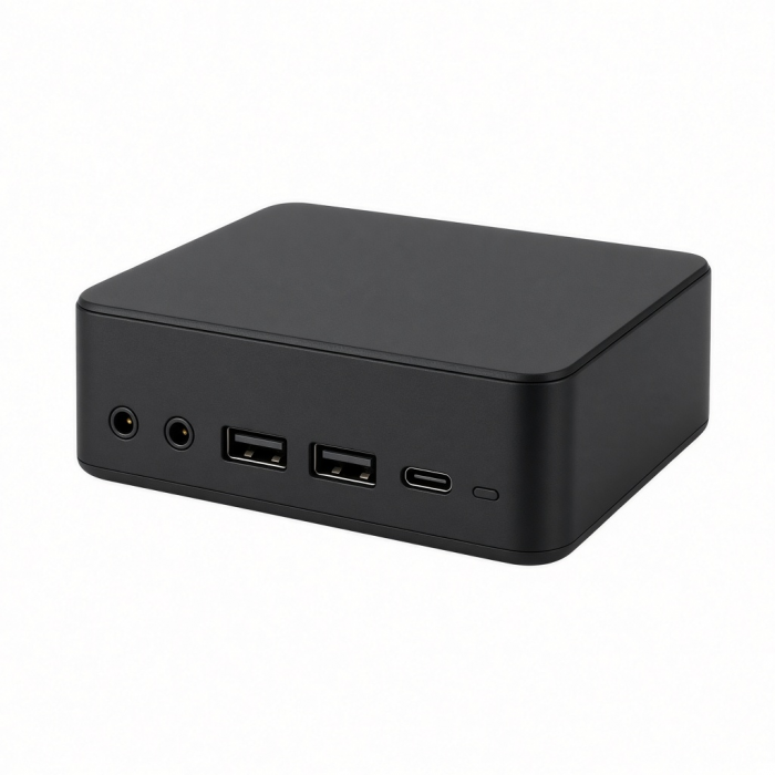 Mobile XR Hub with Audio, Dual USB-A Ports, USB-C Port, Black