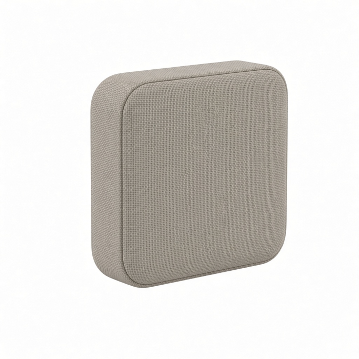 10000mAh Power Bank, Gray Fabric, Dual USB and USB-C Ports