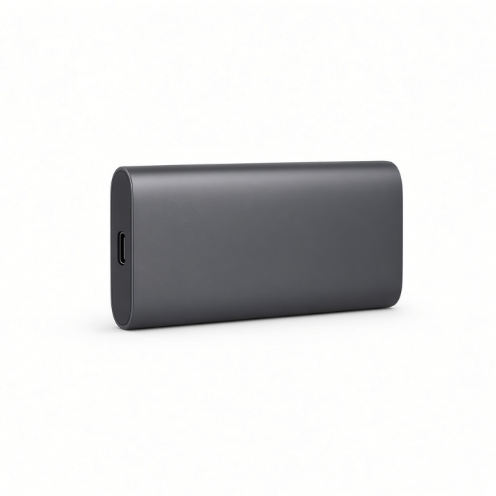 NVMe SSD Enclosure, USB4 Slim Aluminum, Gray, M.2 2280 Support