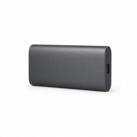 NVMe SSD Enclosure, USB4 Slim Aluminum, Gray, M.2 2280 Support