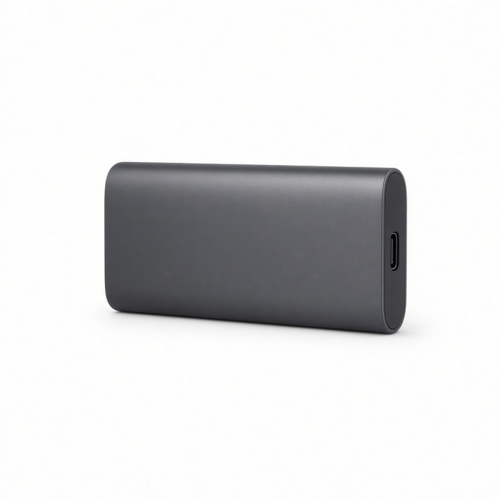 NVMe SSD Enclosure, USB4 Slim Aluminum, Gray, M.2 2280 Support