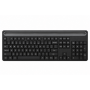 Bluetooth Keyboard with Integrated Tablet Stand, Black, Wireless Connection