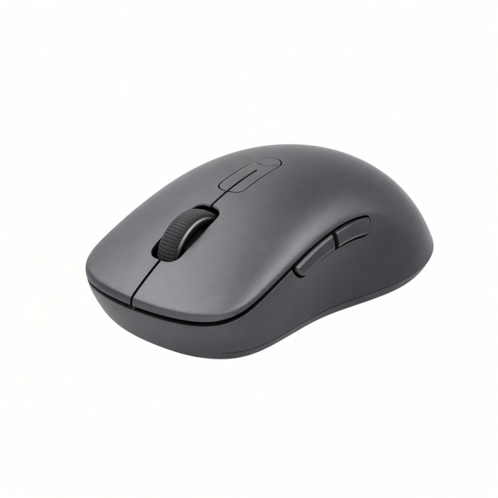 Bluetooth Wireless Mouse, Black Ergonomic Design with Scroll Wheel